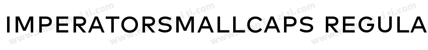 ImperatorSmallCaps Regular字体转换